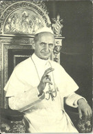S.S. Il Pontefice Papa Paolo VI Sulla Sedia Gestatoria - Papi