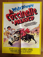 AFFICHE CINEMA ORIGINALE FILM LA COCCINELLE A MEXICO 1980 CLORIS LEACHMAN 53.8CMX40.2CM DE WALT DISNEY - Affiches & Posters