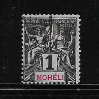 MOHELI   (  FRMOH - 2 ) 1906  N° YVERT ET TELLIER     N° 1 - Oblitérés