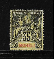 MOHELI   (  FRMOH - 7 ) 1906  N° YVERT ET TELLIER     N° 9 - Usados