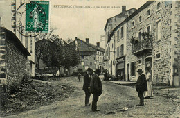 Retournac * La Rue De La Gare * Villageois - Retournac