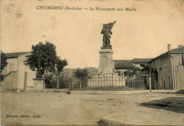 Chomérac * Place Et Le Monument Aux Morts - Autres & Non Classés