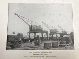 Planche Usine Industrie Grue Port Bateau Ville De Nantes - Tools