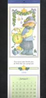 Volledige Kalender 1996 - 12 Illustraties (postkaarten) Van J. MOERMAN - JAKLIEN - Met Aangepast Rijmpje   (JM- K 1996) - Grand Format : 1991-00