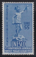 Italy      .   Y&T    .    Stamp   (2 Scans)      .    **    .   MNH    .   /    .  Neuf Avec Gomme Et SANS Charnière - 1946-60: Nieuw/plakker