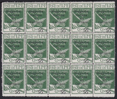 Fiume  .  Y&T  .    126  Bloc 15 Stamps  (2 Scans)  .    **    .   MNH  .   /  .  Neuf Avec Gomme Et SANS Charnière - Fiume