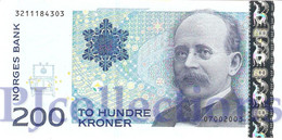 NORWAY 200 KRONER 2003 PICK 50b UNC - Norvegia