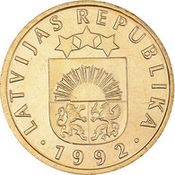 Monnaie, Lettonie, 5 Santimi, 1992, TTB+, Nickel-Cuivre, KM:16 - Lettonie