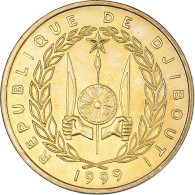 Monnaie, Djibouti, 10 Francs, 1999, Paris, SUP+, Bronze-Aluminium, KM:23 - Djibouti