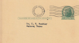 Etats Unis Entier Postal  Privé Illustré 1936 - 1921-40