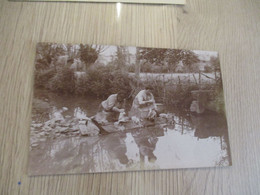 Carte Photo 58 Nièvre Cessy Les Bois Identifiée Par Famille Lavandières - Andere & Zonder Classificatie