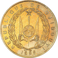 Monnaie, Djibouti, 20 Francs, 1999, Paris, SPL, Bronze-Aluminium, KM:24 - Gibuti