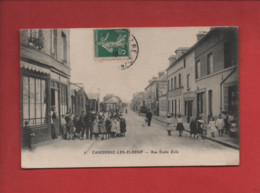 CPA -  Caudebec-lès-Elbeuf - Rue Emile Zola - Caudebec-lès-Elbeuf