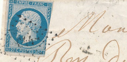 PC 644 CASTILLON SUR DORDOGNE - 1853-1860 Napoléon III