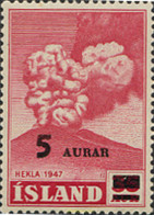 101117 MNH ISLANDIA 1954 VOLCANES EN ERUPCION - Colecciones & Series