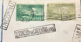 CUBA- ARGENTINA USA 1931, FIRST FLIGHT COVER USED, RETURN TO SENDER, INCONNU & NON RECLAIMED BOXED ,LOOK ! HABANA ,MENDO - Lettres & Documents