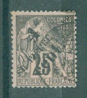 SAINT-PIERRE ET MIQUELON - N°37 Oblitéré. Timbres Des Colonies Françaises De 1881 Surchargés. - Used Stamps