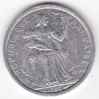 Polynésie Française . 1 Franc 1986,  En Aluminium - Polynésie Française