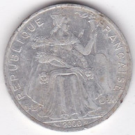 Polynésie Française . 5 Francs 2000, En Aluminium - Frans-Polynesië