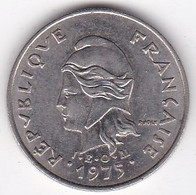 Polynésie Française. 10 Francs 1975 . En Nickel - Polinesia Francese