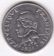 Polynésie Française. 10 Francs 1985 . En Nickel - Polinesia Francesa