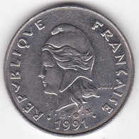 Polynésie Française. 50 Francs 1991 , En Nickel - Polinesia Francesa