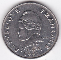 Polynésie Française. 50 Francs 1991 , En Nickel - Frans-Polynesië