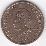 Polynésie Française . 100 Francs 2003, Cupro-nickel-aluminium - Polinesia Francesa