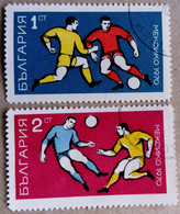 Bulgarie Bulgaria 1970 Sport Football Coupe Du Monde Soccer World Cup Yvert 1761 1762 O Used - 1970 – Mexico