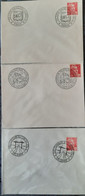 FRANCE - "Cachets D'Expo Ferroviaire - Entre 1945 Et 1950" - TTB - (Pas Courant) - Lettres & Documents