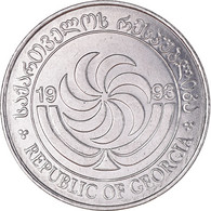 Monnaie, Géorgie, 10 Thetri, 1993, TTB+, Acier Inoxydable, KM:79 - Géorgie