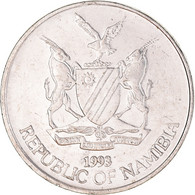 Monnaie, Namibie, 5 Cents, 1993, Vantaa, TTB+, Nickel Plaqué Acier, KM:1 - Namibie