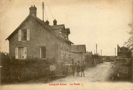 Longueil Annel * Rue Et La Poste Du Village * Villageois - Longueil Annel