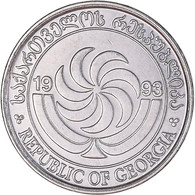 Monnaie, Géorgie, Thetri, 1993, TTB+, Acier Inoxydable, KM:76 - Géorgie