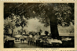 Loire * Vue Sur Le Restaurant DUMAS * La Terrasse - Loire Sur Rhone