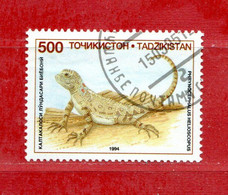 TADJIKISTAN° - 1994 - REPTILES.  Yv. 57 .  Oblitérér - Tajikistan