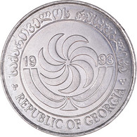 Monnaie, Géorgie, 20 Thetri, 1993, TTB+, Acier Inoxydable, KM:80 - Georgië