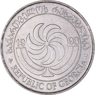 Monnaie, Géorgie, 2 Thetri, 1993, SUP+, Acier Inoxydable, KM:77 - Georgia