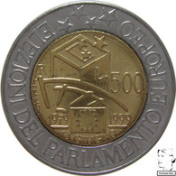 LaZooRo: Italy 500 Lire 1999 XF / UNC European Parliamentary Elections - Commemorative