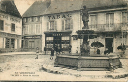 MARNE  VERTUS  Place Du Marché - Vertus