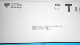 Enveloppe PAP - Eco - "FEDERATION FRANCAISE DE CARDIOLOGIE" - Listos A Ser Enviados: Respuesta