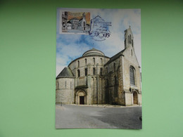 CARTE MAXIMUM CARD ABBAYE DE SAINTE CROIX DE QUIMPERLE FINISTERE  FRANCE - Abbazie E Monasteri