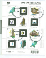 NEDERLAND 2011 * NVPH V 2802-2812 * BLOK * 12 POSTZEGELS * POSTFRIS GESTEMPELD * Architectuurinstituut Cat.w. Euro 24,00 - Oblitérés