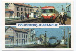 Carte Postale. Coudekerque-Branche. L'ancienne Gare SNCF. - Coudekerque Branche