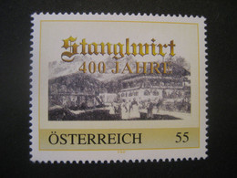 Österreich- Going 8023496 Personalisierte Marke 400 Jahre Stanglwirt, Ungebraucht - Personalisierte Briefmarken