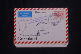 GROENLAND - Cachet D' Expédition Française En 1983 Sur Enveloppe, à Voir Cachets Divers - L 134641 - Cartas & Documentos