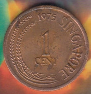 @Y@    Singapore  1  Cent 1975      (4614) - Singapour