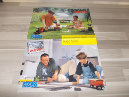 Vieille Catalogue Marklin MAXI - Format A3 ! Plier - Französisch