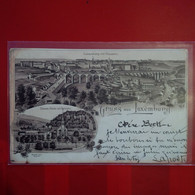 GRUSS AUS LUXEMBOURG LITHOGRAPHIE - Lussemburgo - Città