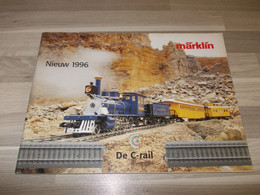 Oude Katalogus Marklin Märklin - Nieuw 1996 - De C-rail - Néerlandais